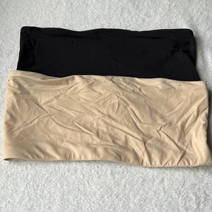 (2) SKIMS Fits Everybody Bandeau Bralette